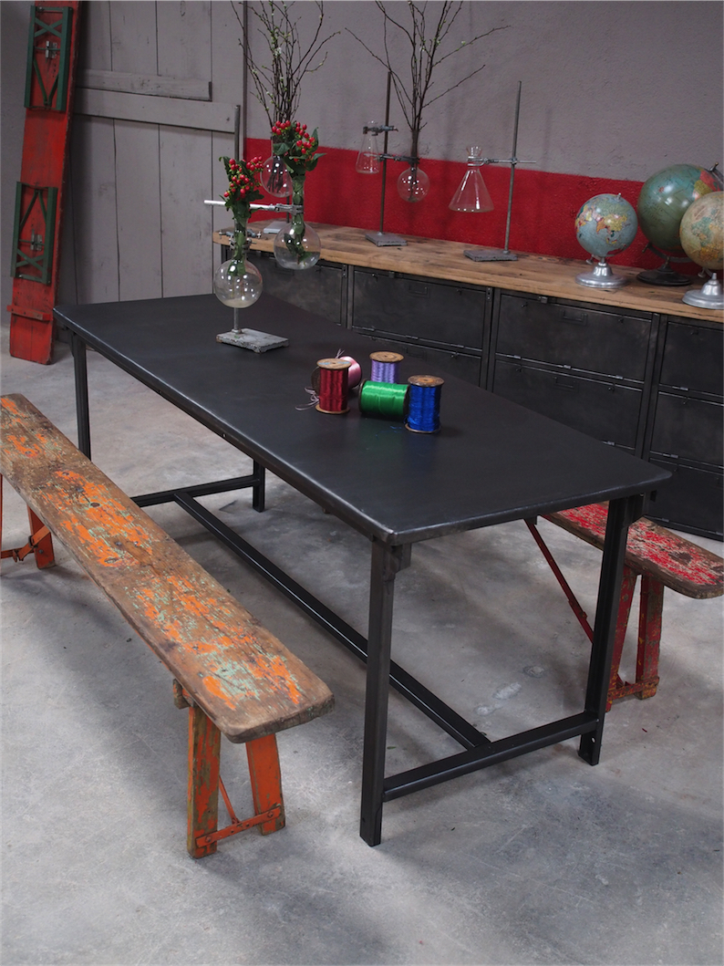 Table militaire metal industrielle – Image 15
