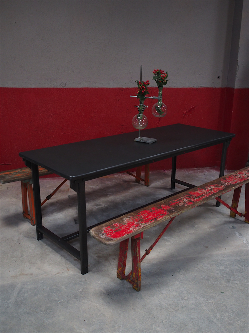 Table militaire metal industrielle – Image 2