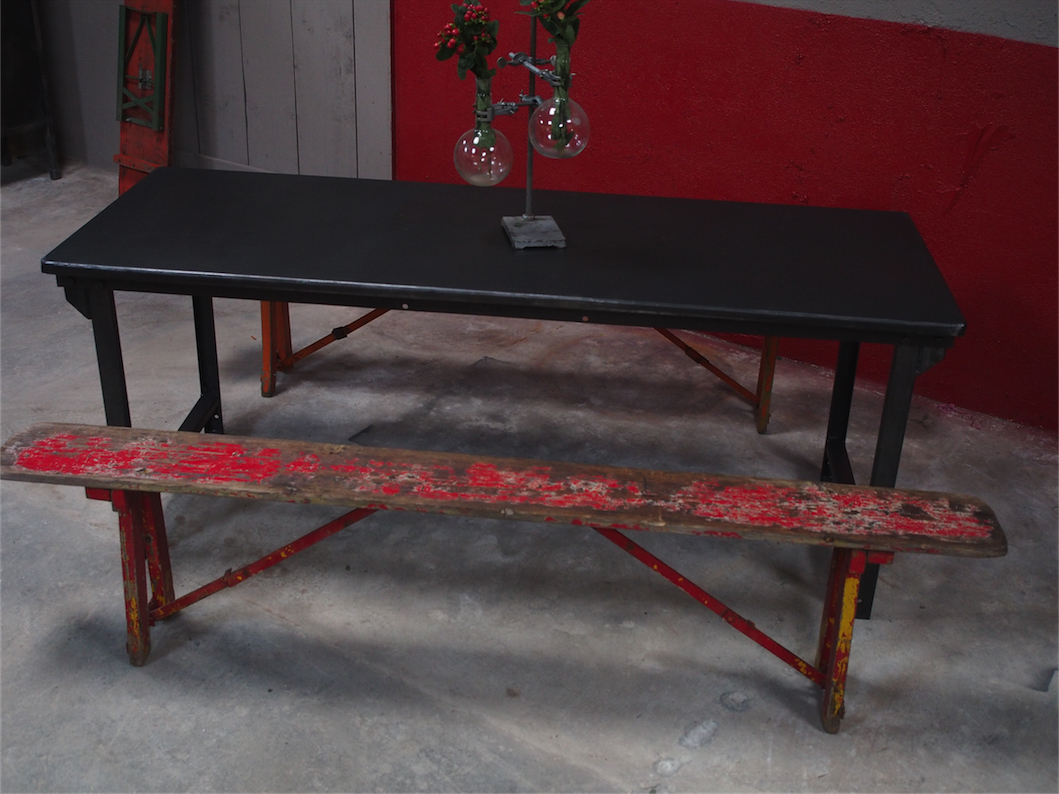 Table militaire metal industrielle – Image 3