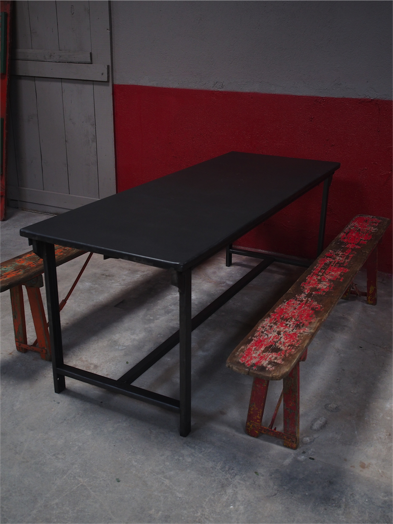 Table militaire metal industrielle – Image 12