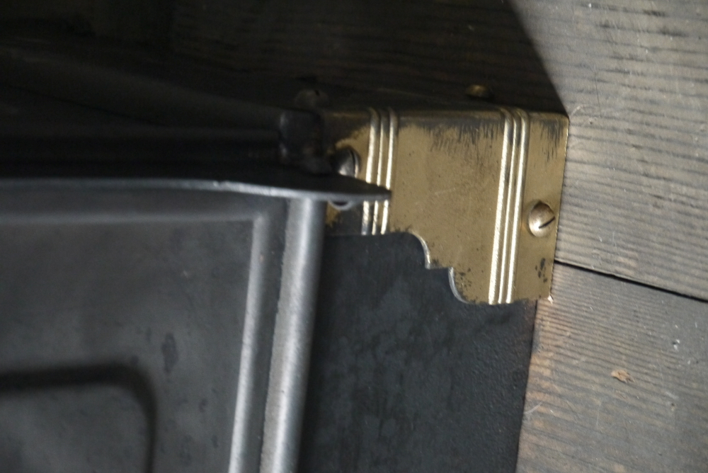 ancien grand meuble 30 casiers industriel a clapet strafor 1920 – Image 13