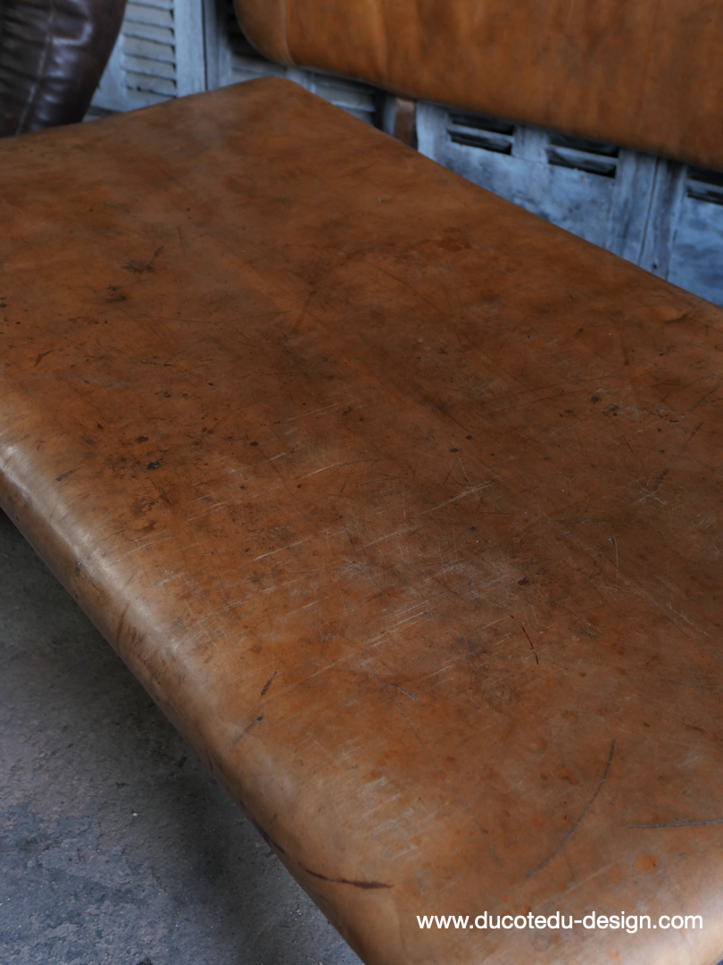 Tapis Banc de gymnastique en cuir vintage – Image 11
