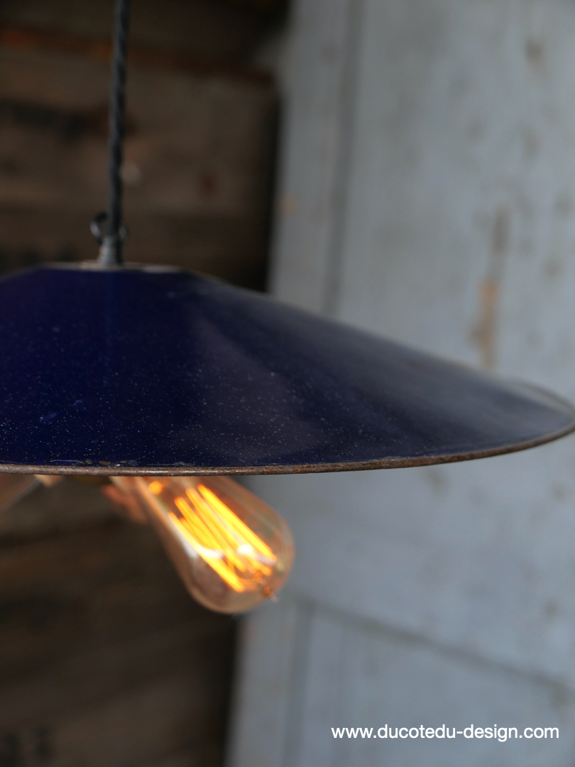 abat jour tres grand Americain lampe industrielle americaine systeme benjamin 3 light – Image 12