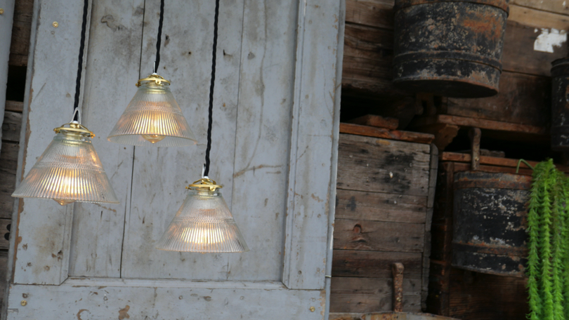 1 abat jour suspention atelier holophane lampe industrielle – Image 11