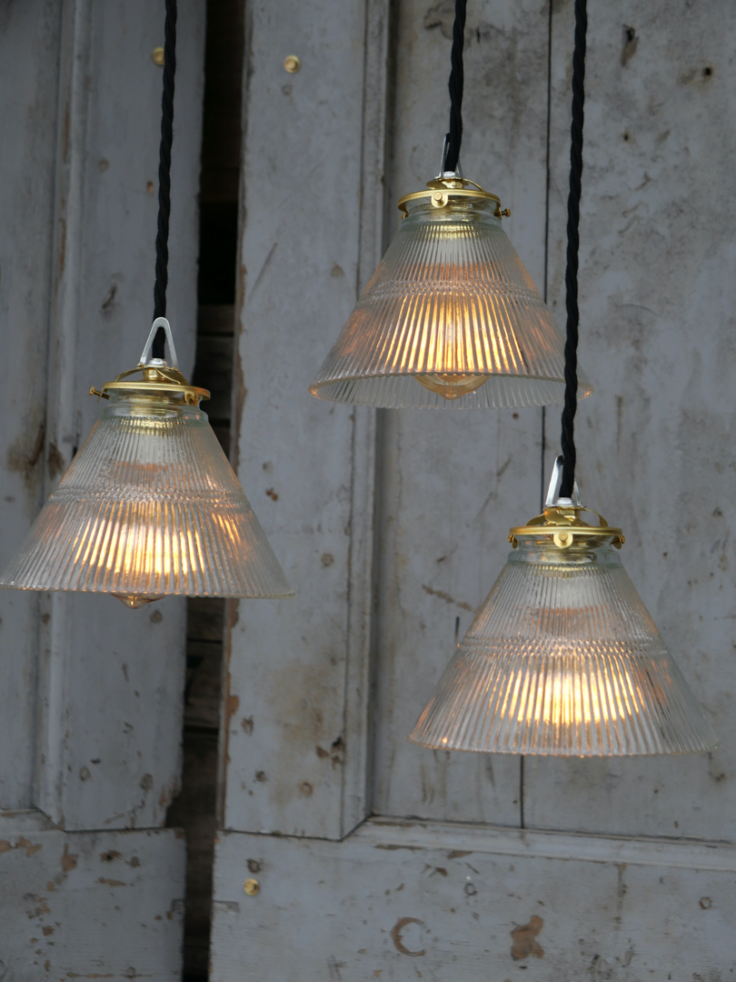 1 abat jour suspention atelier holophane lampe industrielle – Image 2