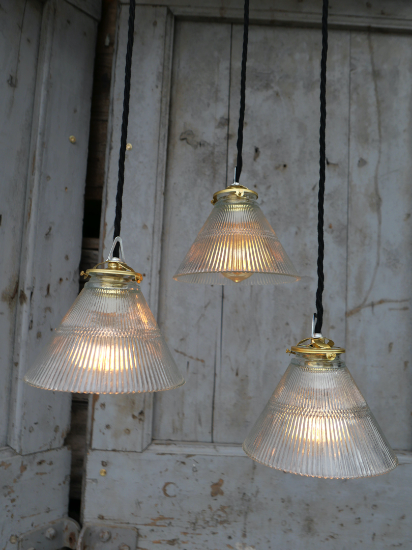 1 abat jour suspention atelier holophane lampe industrielle – Image 9