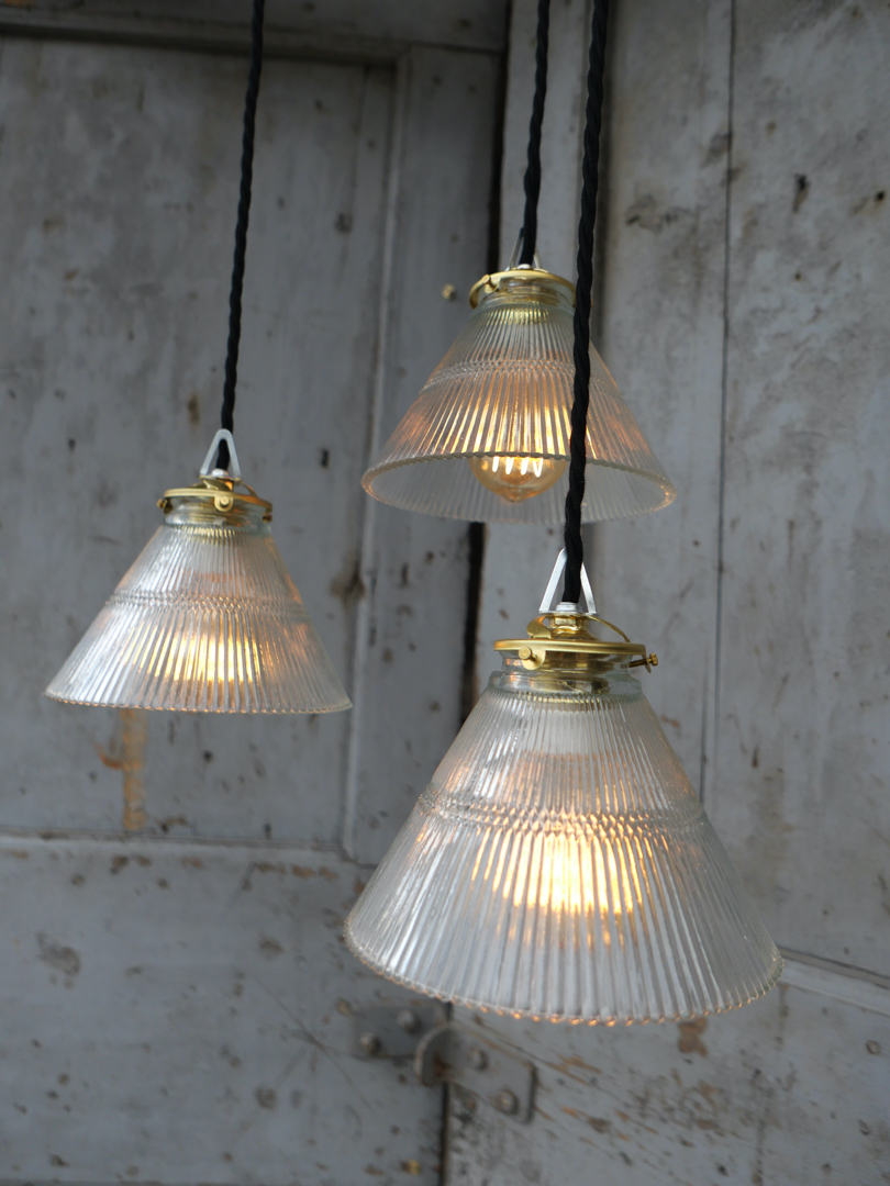 1 abat jour suspention atelier holophane lampe industrielle – Image 13