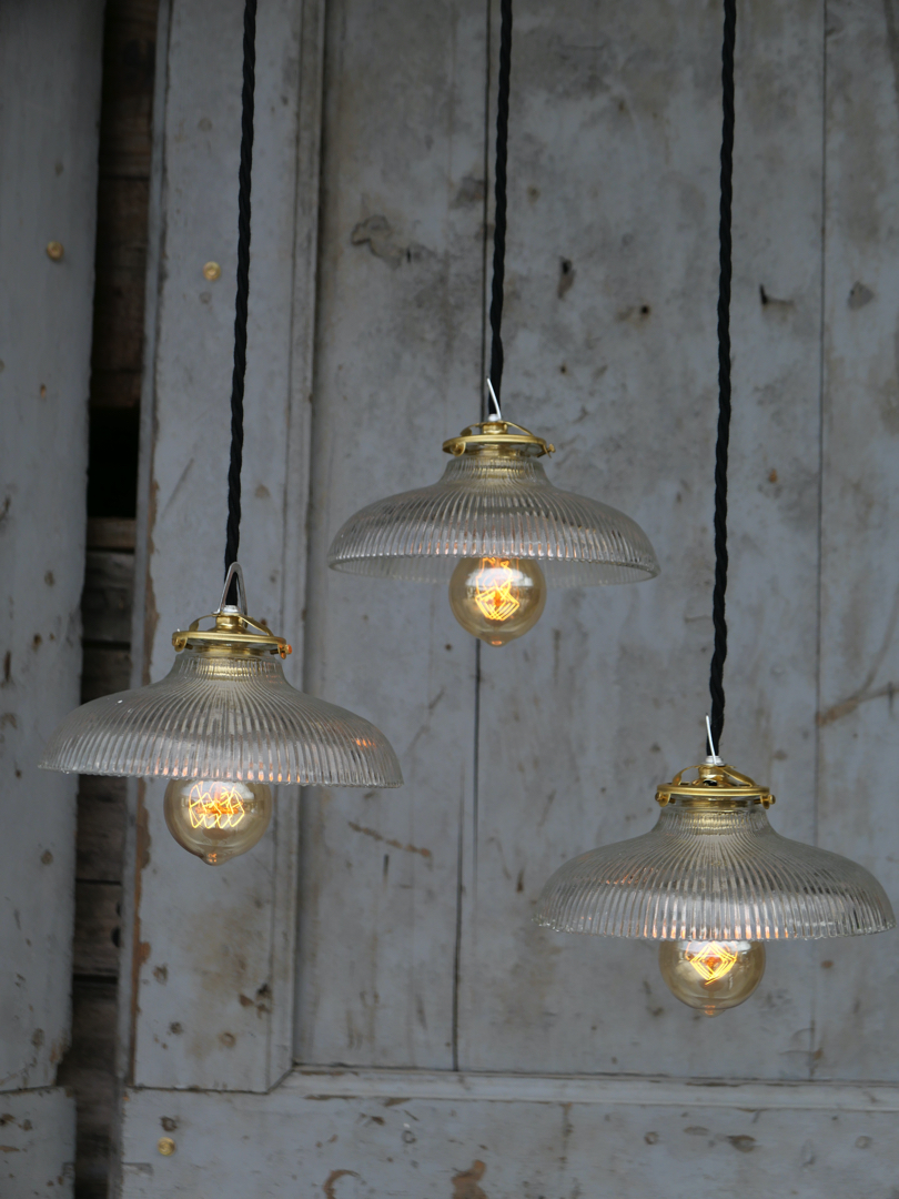 1 abat jour suspention atelier holophane lampe industrielle – Image 2