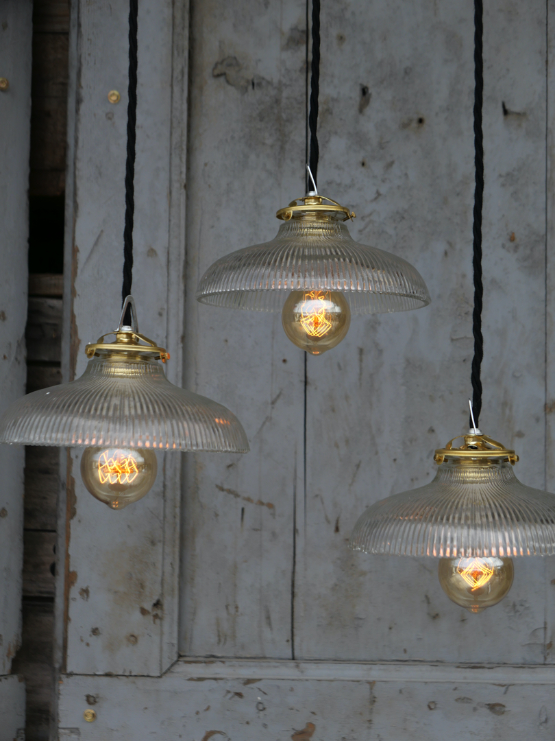 1 abat jour suspention atelier holophane lampe industrielle – Image 3