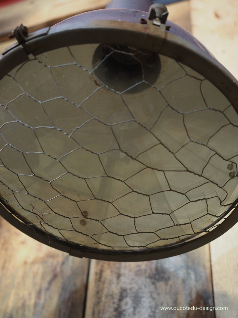 suspension abat jour emaillee gris lampe industrielle bauhaus – Image 10