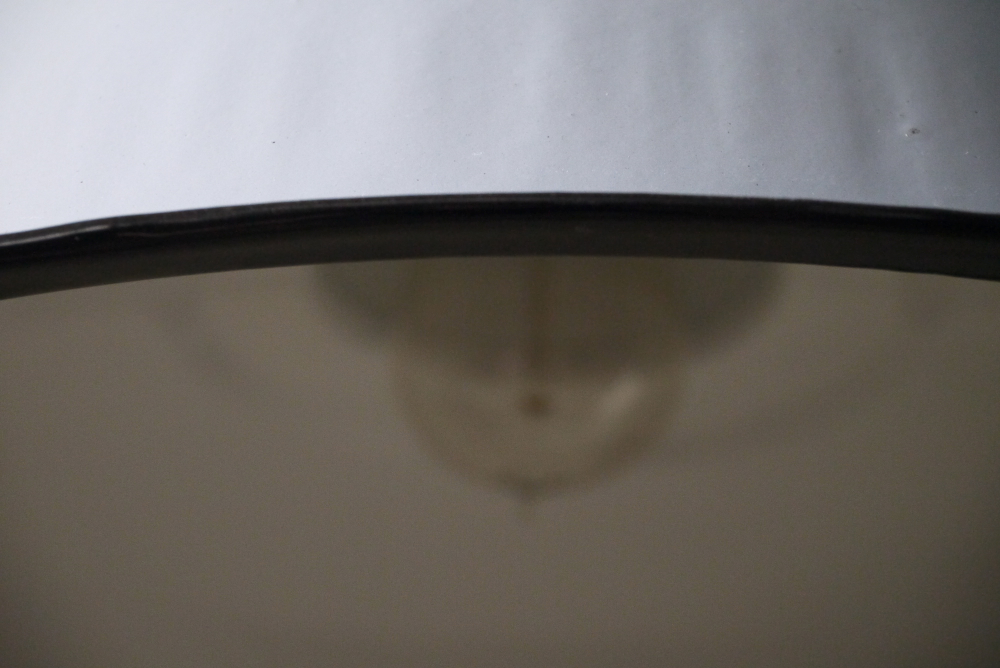 grand abat jour emaillee lampe industrielle bleu – Image 9