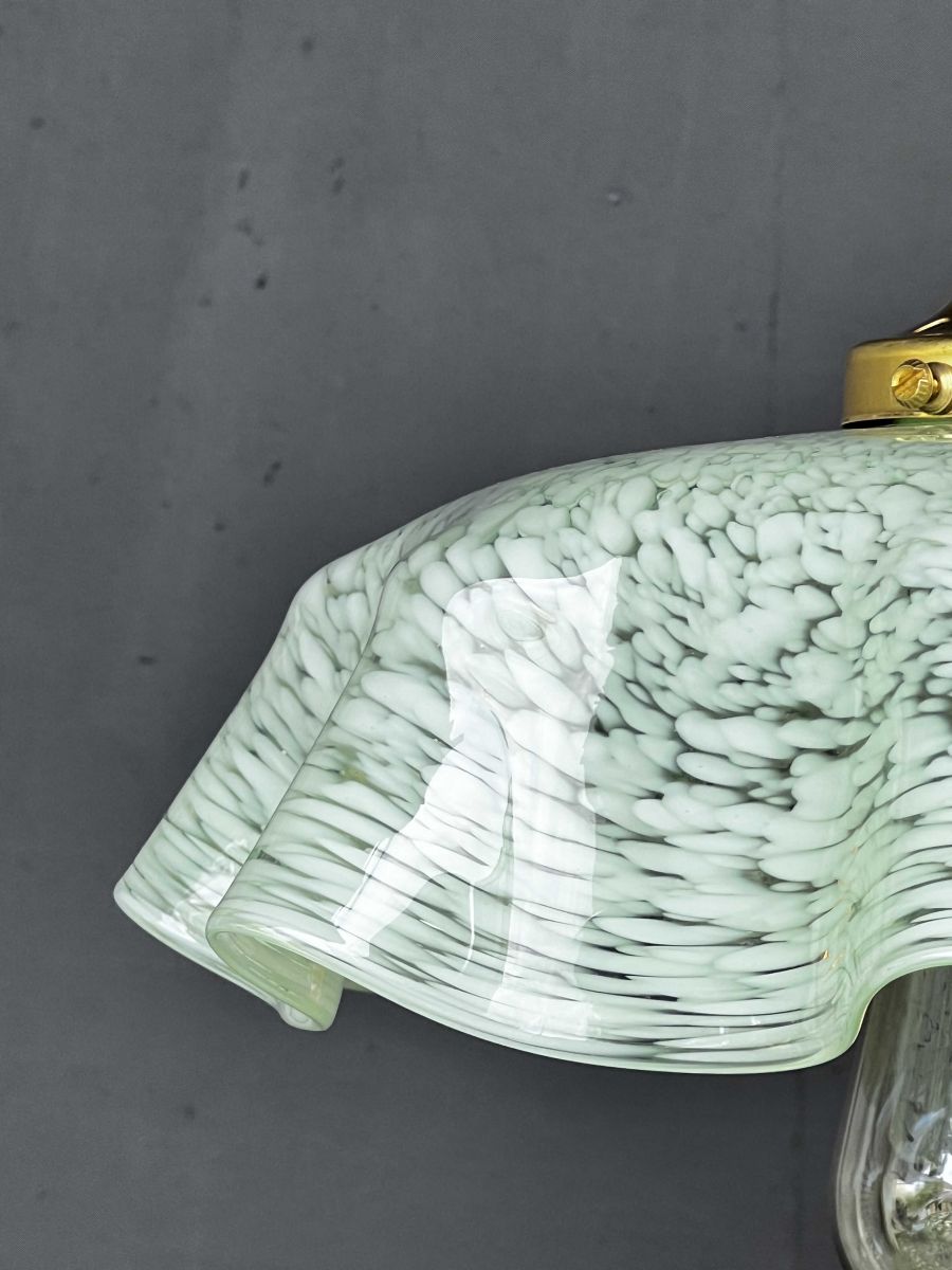 1 abat jour suspention so chic opaline lampe vintage – Image 8