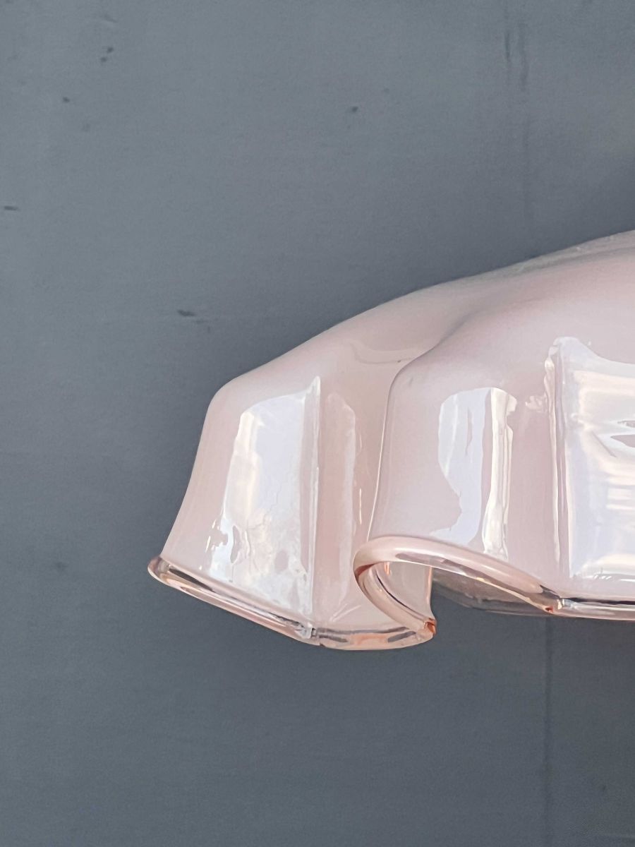 1 abat jour suspention so chic opaline lampe vintage – Image 13