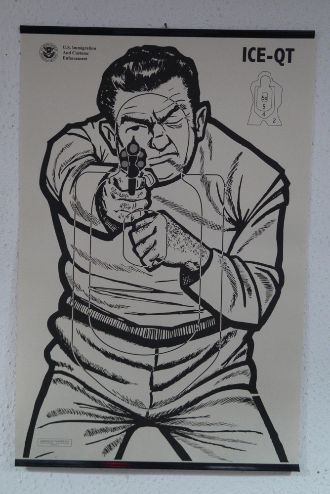 affiche poster cible silhouette gangster police USA – Image 2