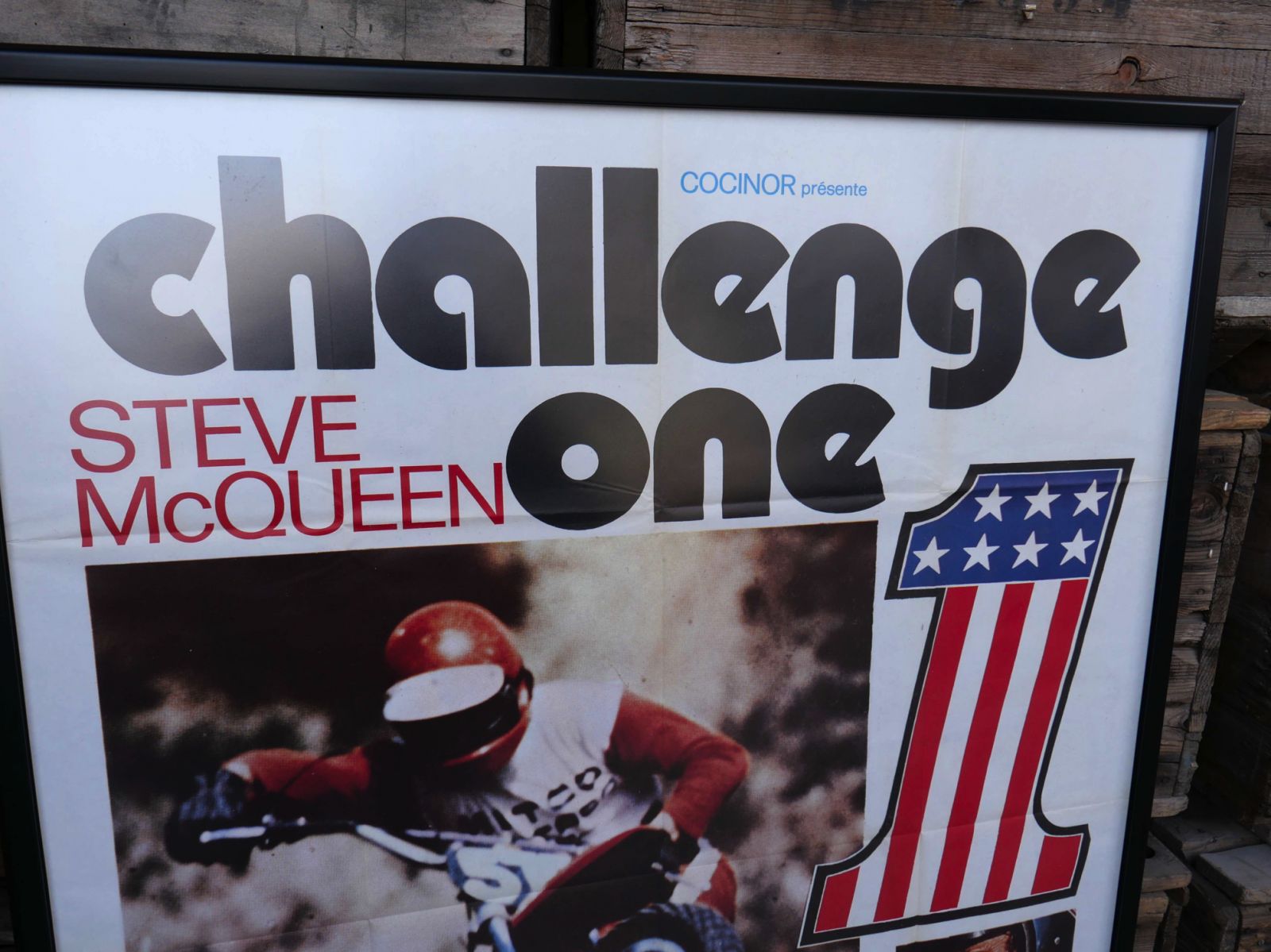 Steve McQUEEN grand cadre avec affiche cinema originale – Image 9