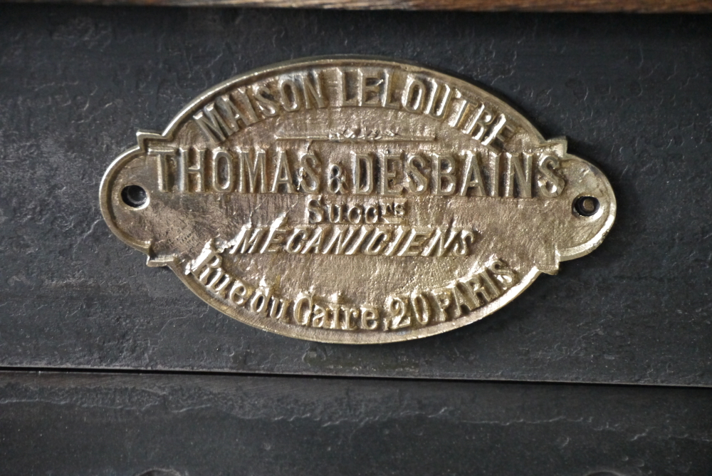 ancien coffre fort industriel maison leloutre annees 30 – Image 7