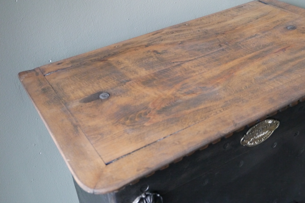 ancien coffre fort industriel maison leloutre annees 30 – Image 10