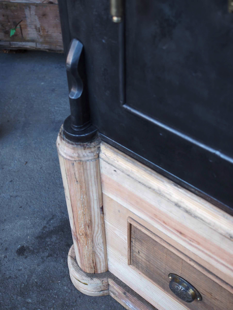 ancien grand coffre fort industriel annees 30 – Image 11