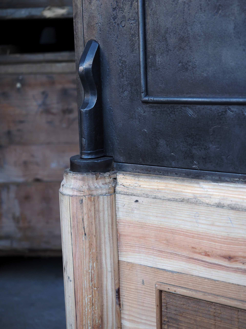 ancien grand coffre fort industriel annees 30 – Image 14