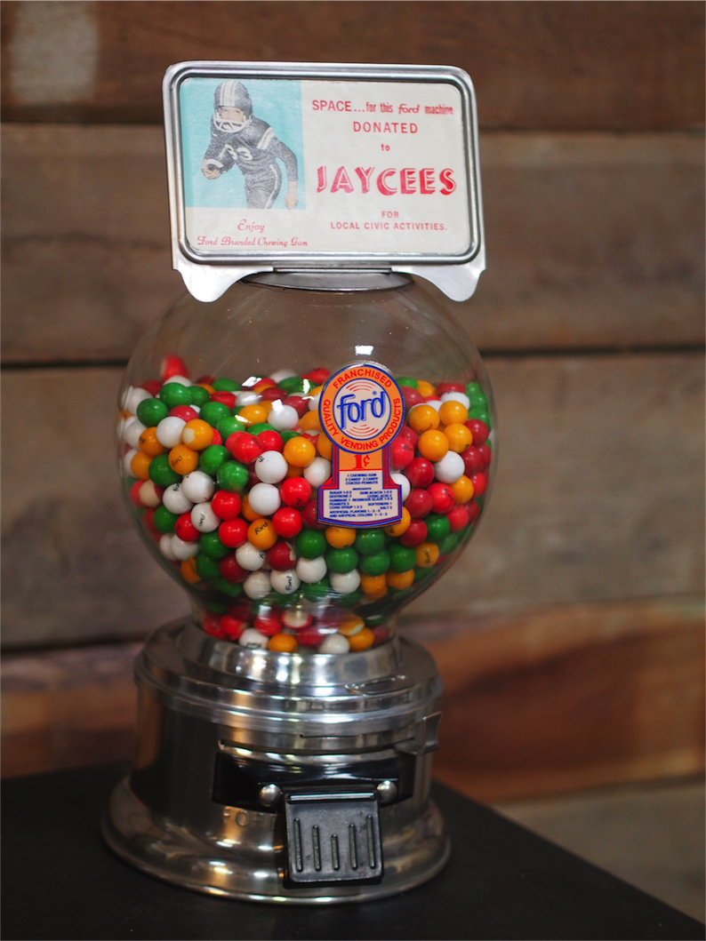 Distributeur à bonbon Ford Ball Gum 1950 Jaycees – Image 2
