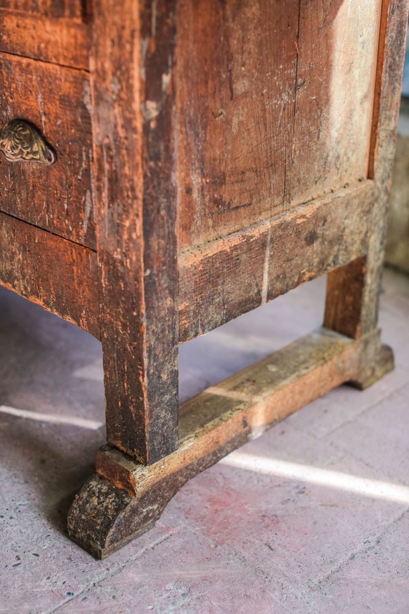 etabli menuisier industriel poste de travail patine d'origine – Image 7