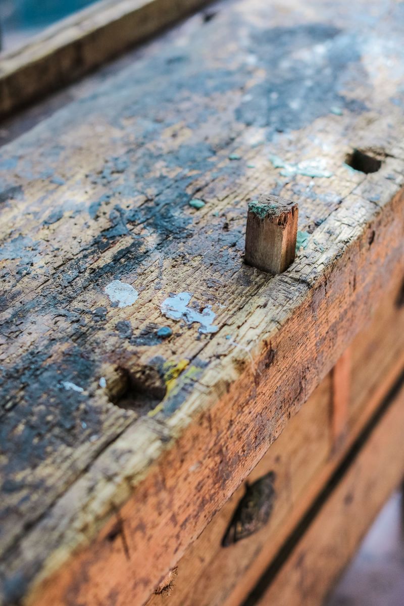 etabli menuisier industriel poste de travail dans son jus – Image 13