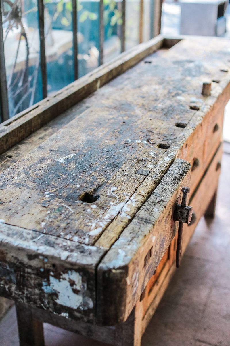 etabli menuisier industriel poste de travail dans son jus – Image 12