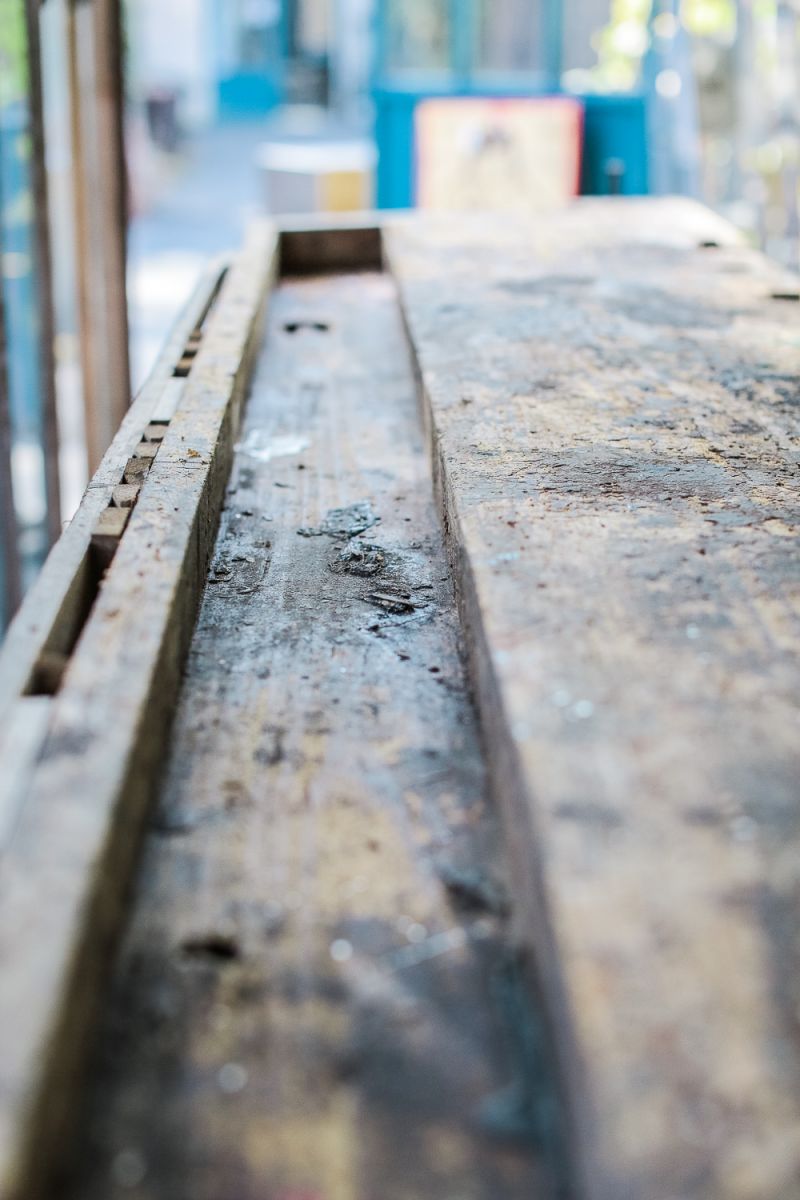 etabli menuisier industriel poste de travail dans son jus – Image 11