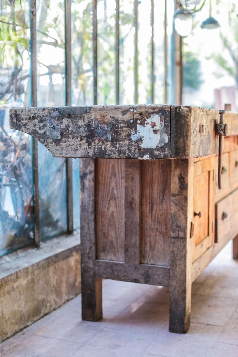 etabli menuisier industriel poste de travail dans son jus – Image 10