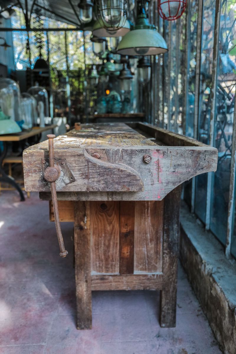 etabli menuisier industriel poste de travail dans son jus – Image 6