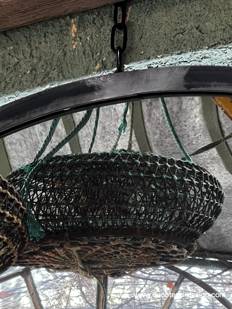 ancien grand miroir convexe 120 cm – Image 11