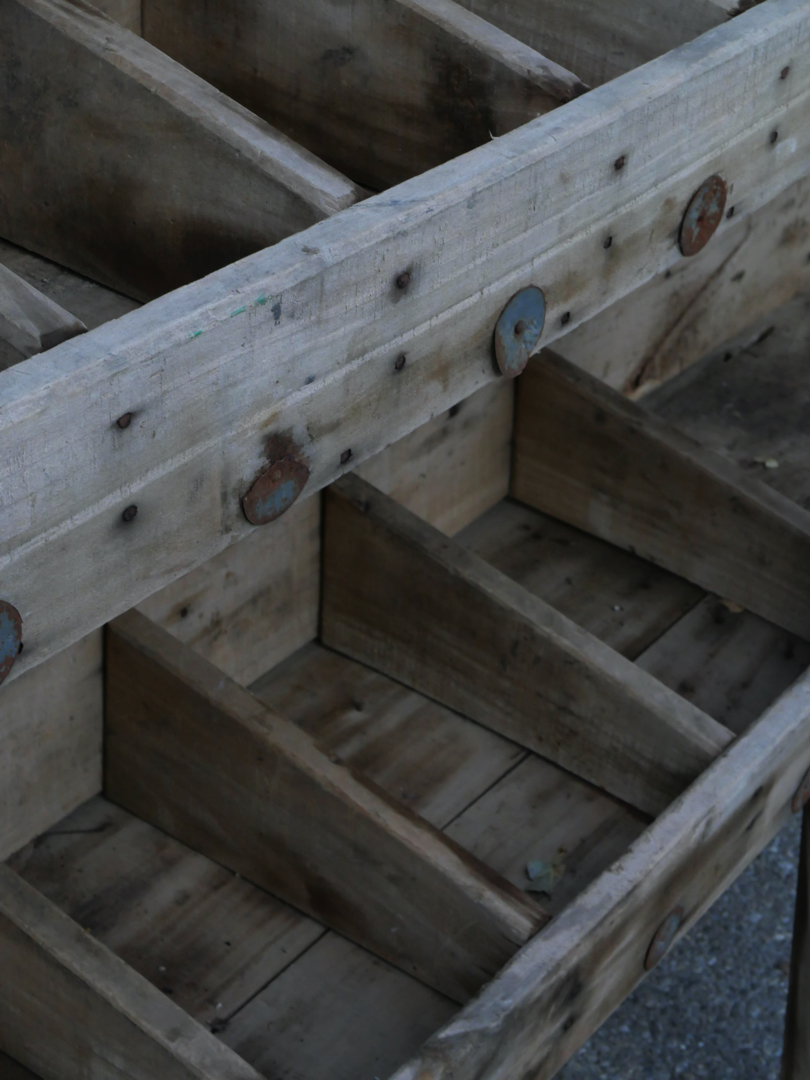 grand meuble metier en bois a casier – Image 13