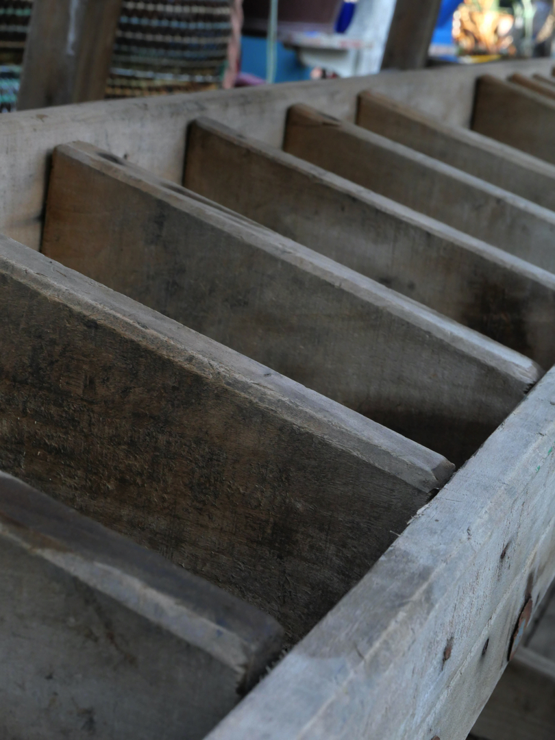 grand meuble metier en bois a casier – Image 14