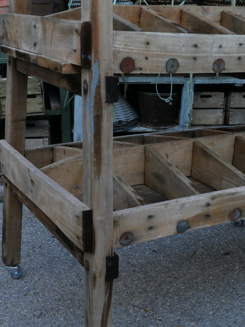 grand meuble metier en bois a casier – Image 16