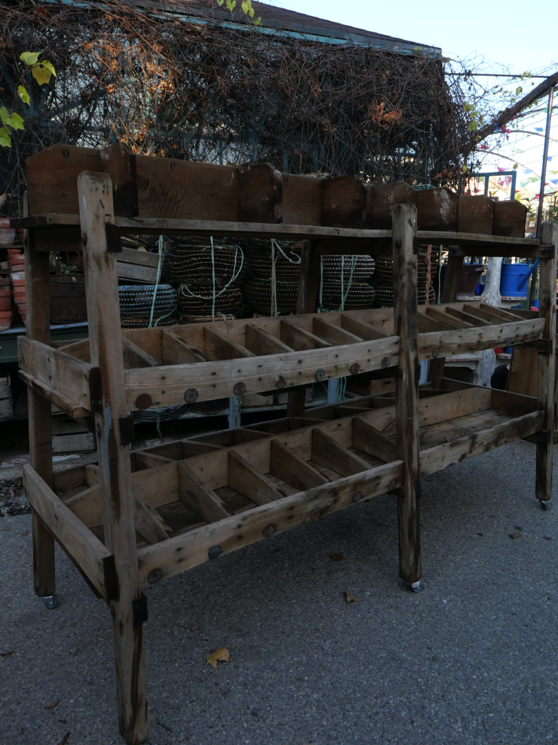 grand meuble metier en bois a casier – Image 17