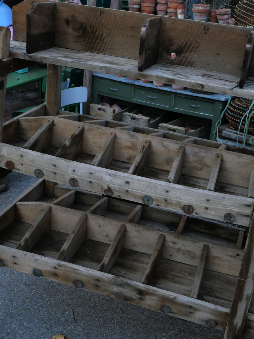 grand meuble metier en bois a casier – Image 19