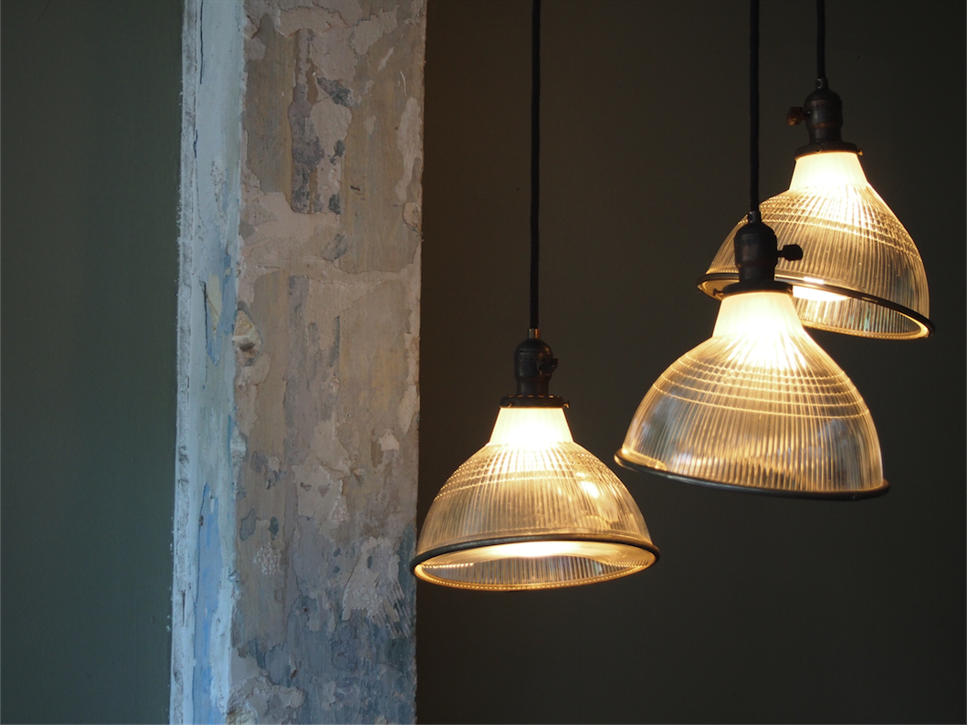 1 abat jour atelier holophane lampe industrielle USA – Image 3