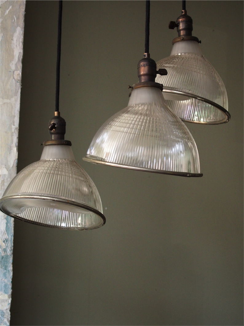 1 abat jour atelier holophane lampe industrielle USA – Image 9