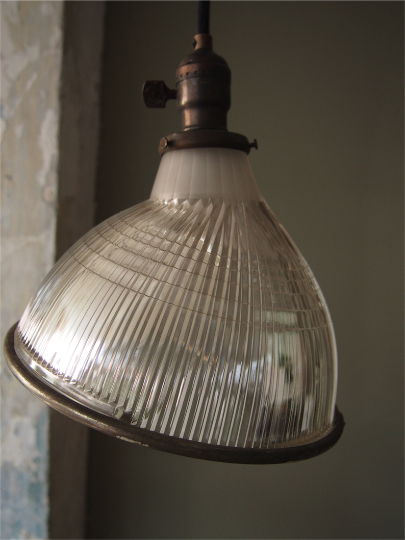 1 abat jour atelier holophane lampe industrielle USA – Image 10