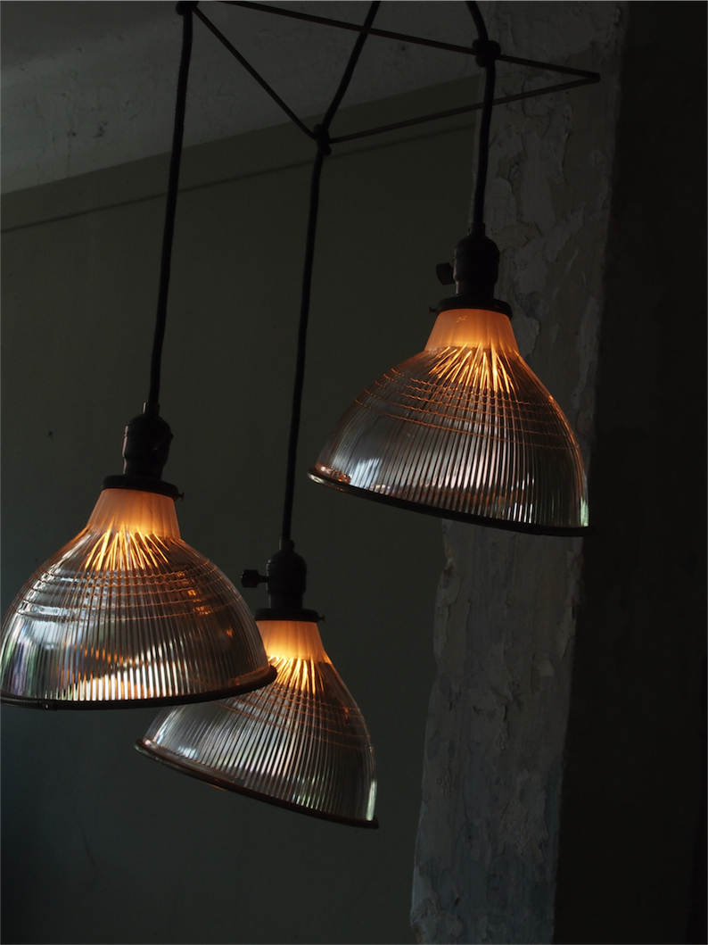 1 abat jour atelier holophane lampe industrielle USA – Image 15