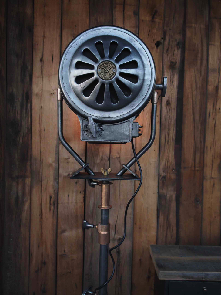 projecteur cinema hollywood Richardson 1930/40 pied roulette – Image 11