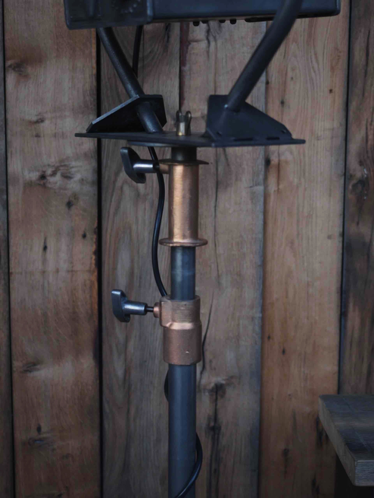 projecteur cinema hollywood Richardson 1930/40 pied roulette – Image 12