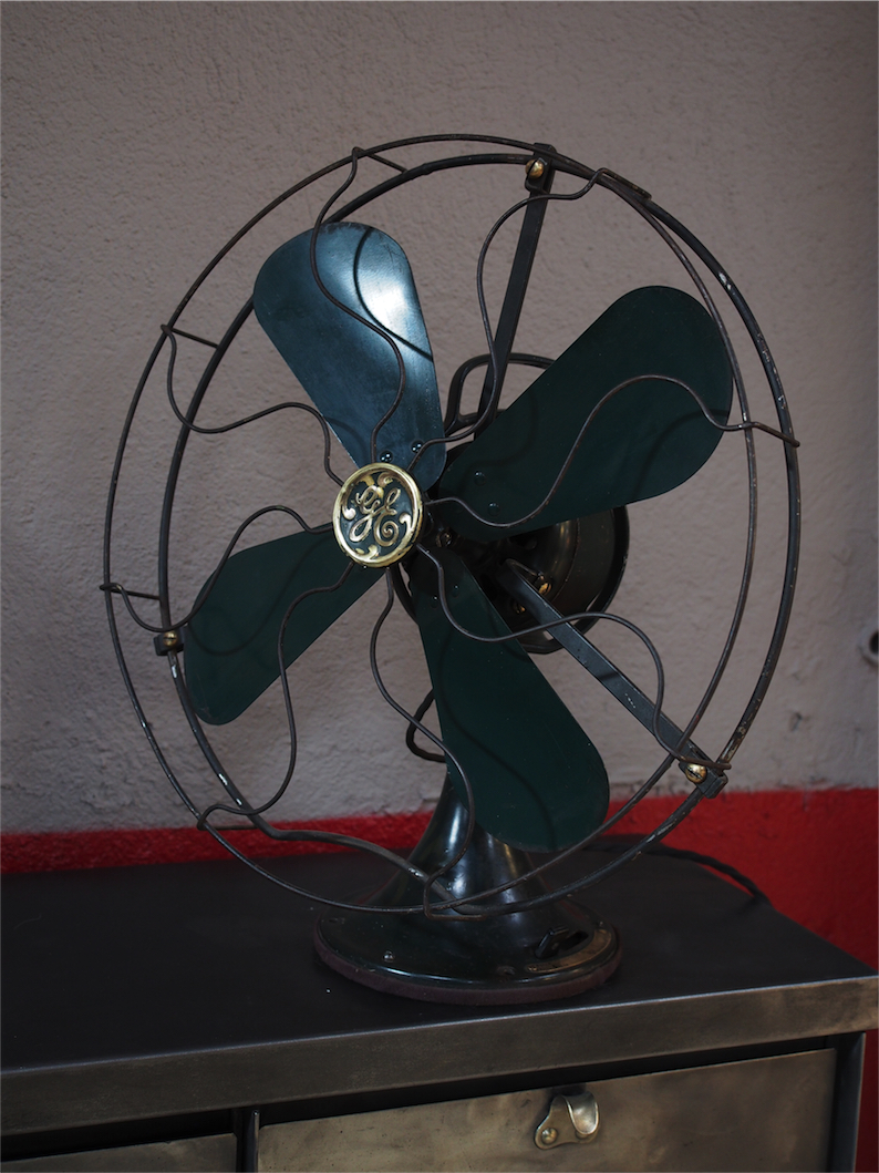 ancien ventilateur general electric industriel 1920 USA – Image 3