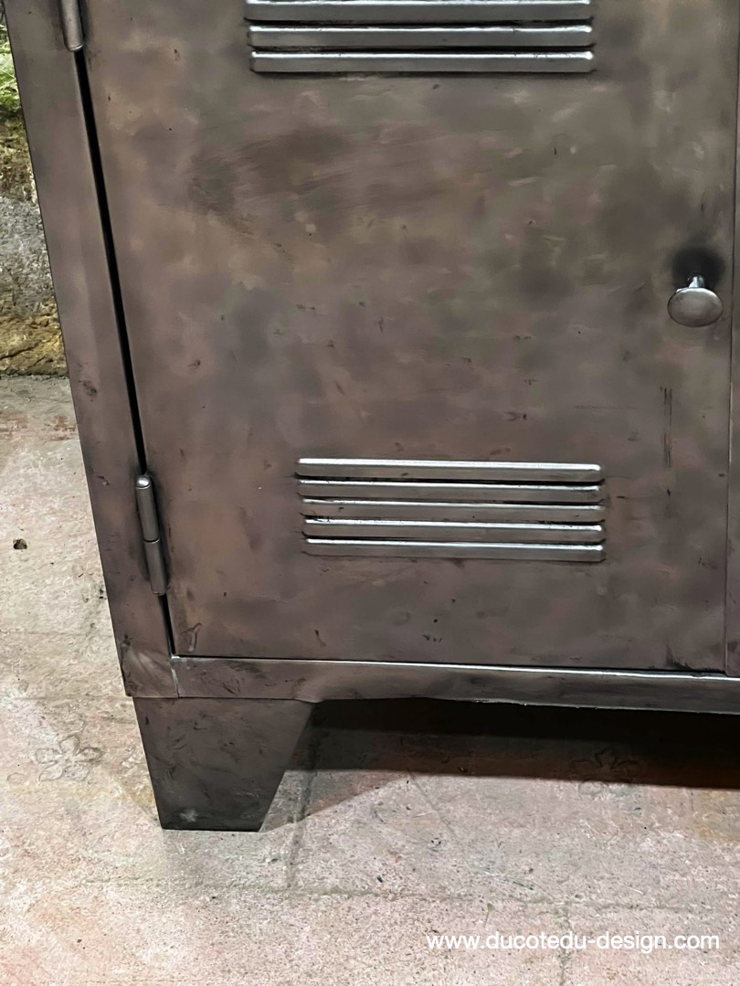 vestiaire grande armoire atelier rangement en 3 parties – Image 10