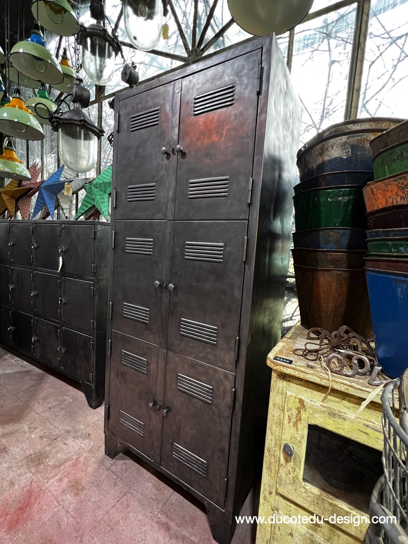 vestiaire grande armoire atelier rangement en 3 parties – Image 18