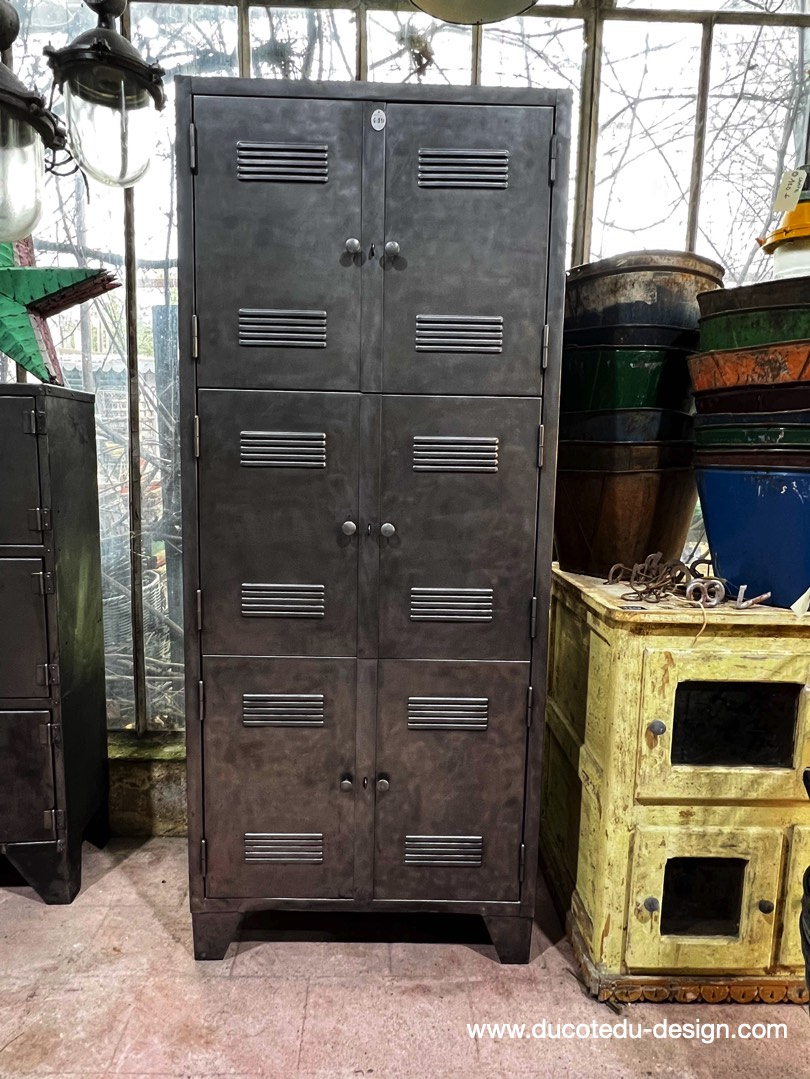 vestiaire grande armoire atelier rangement en 3 parties – Image 19