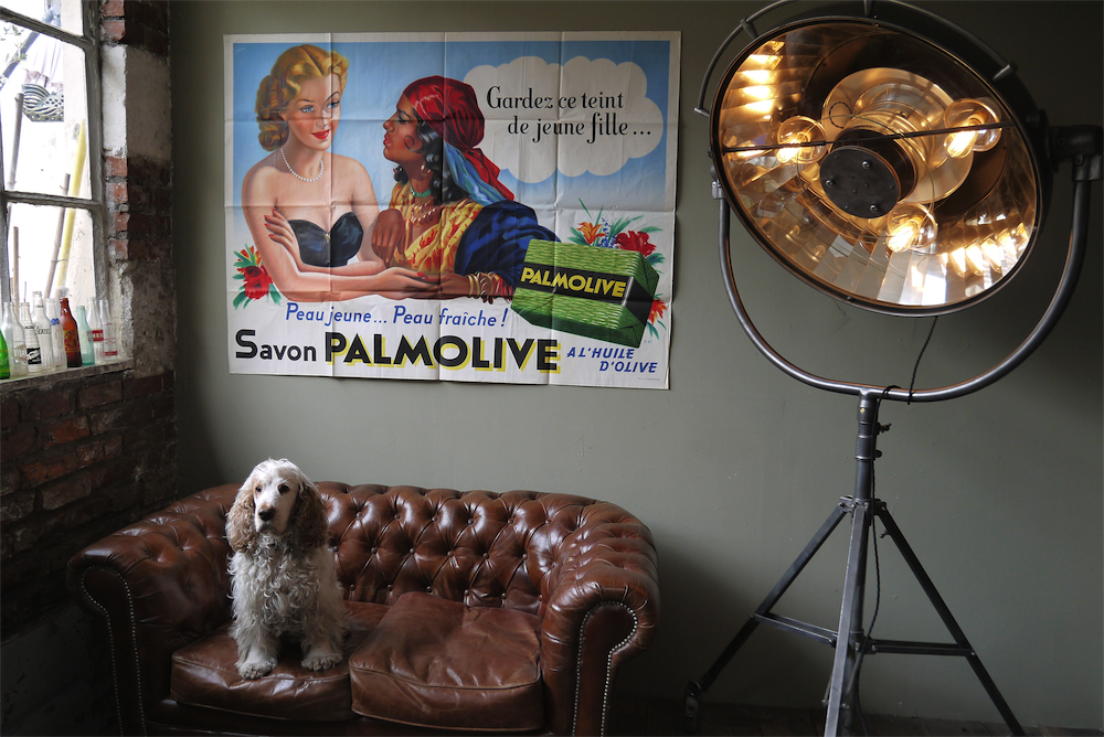 grande affiche publicitaire savon Palmolive des années 30 – Image 2