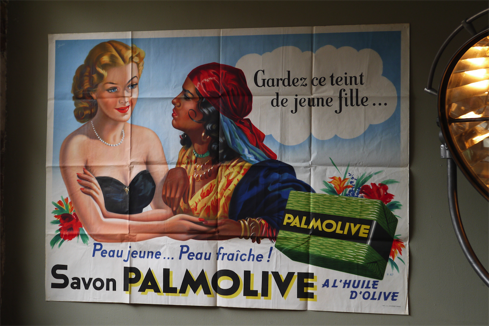 grande affiche publicitaire savon Palmolive des années 30 – Image 3