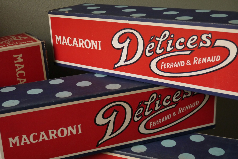 1 ancienne boite d'epicerie en carton pour les pates – Image 5