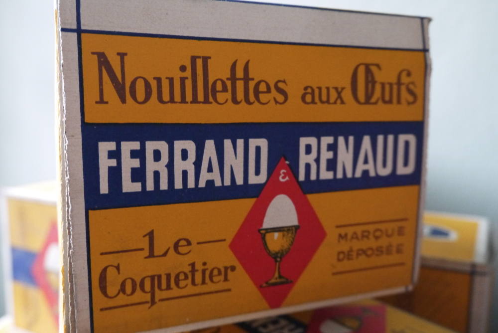 1 ancienne boite d'epicerie en carton pour les pates ferrand & Renaud – Image 10